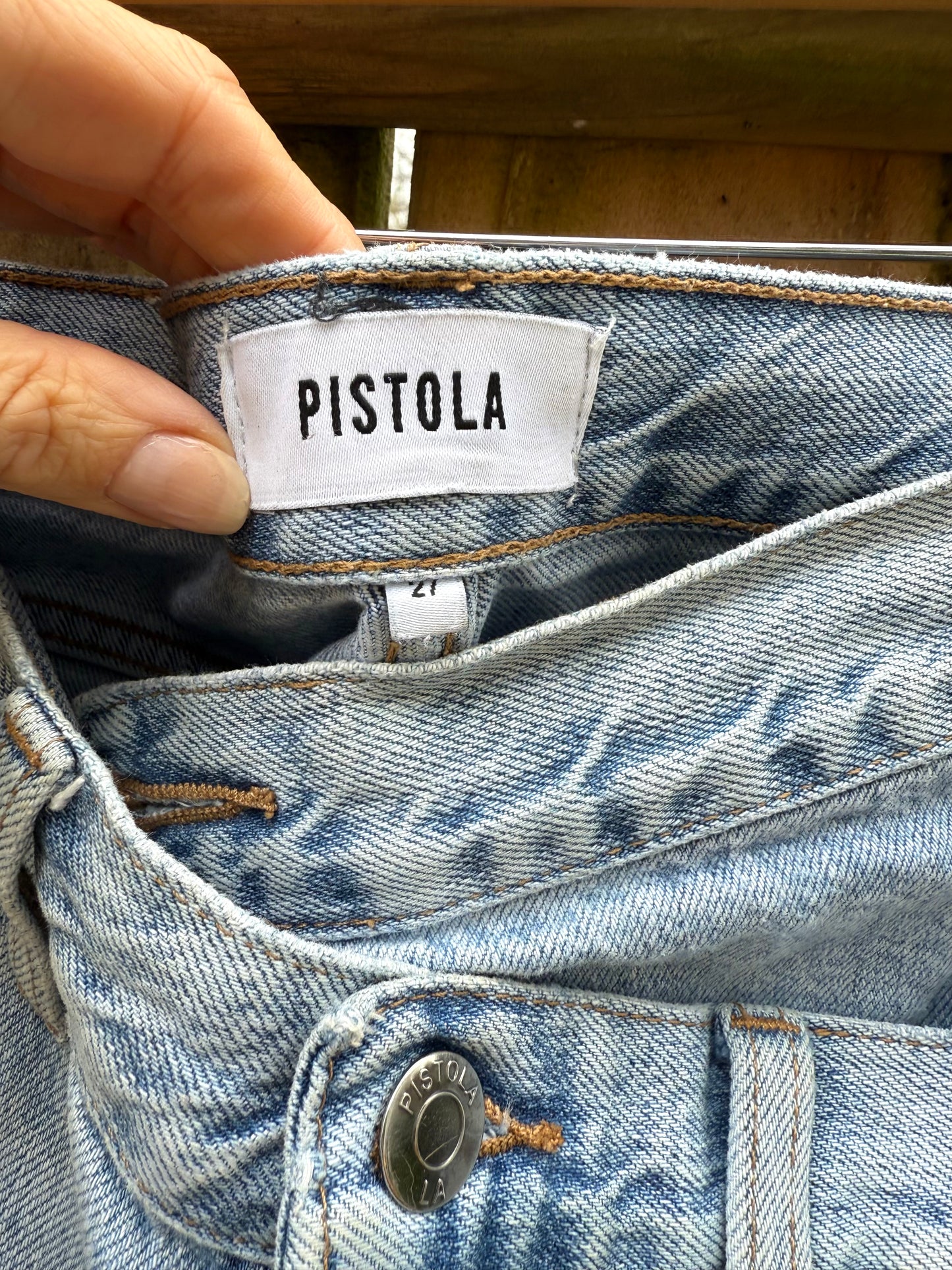 Pistola Criss-Cross Straight Jeans