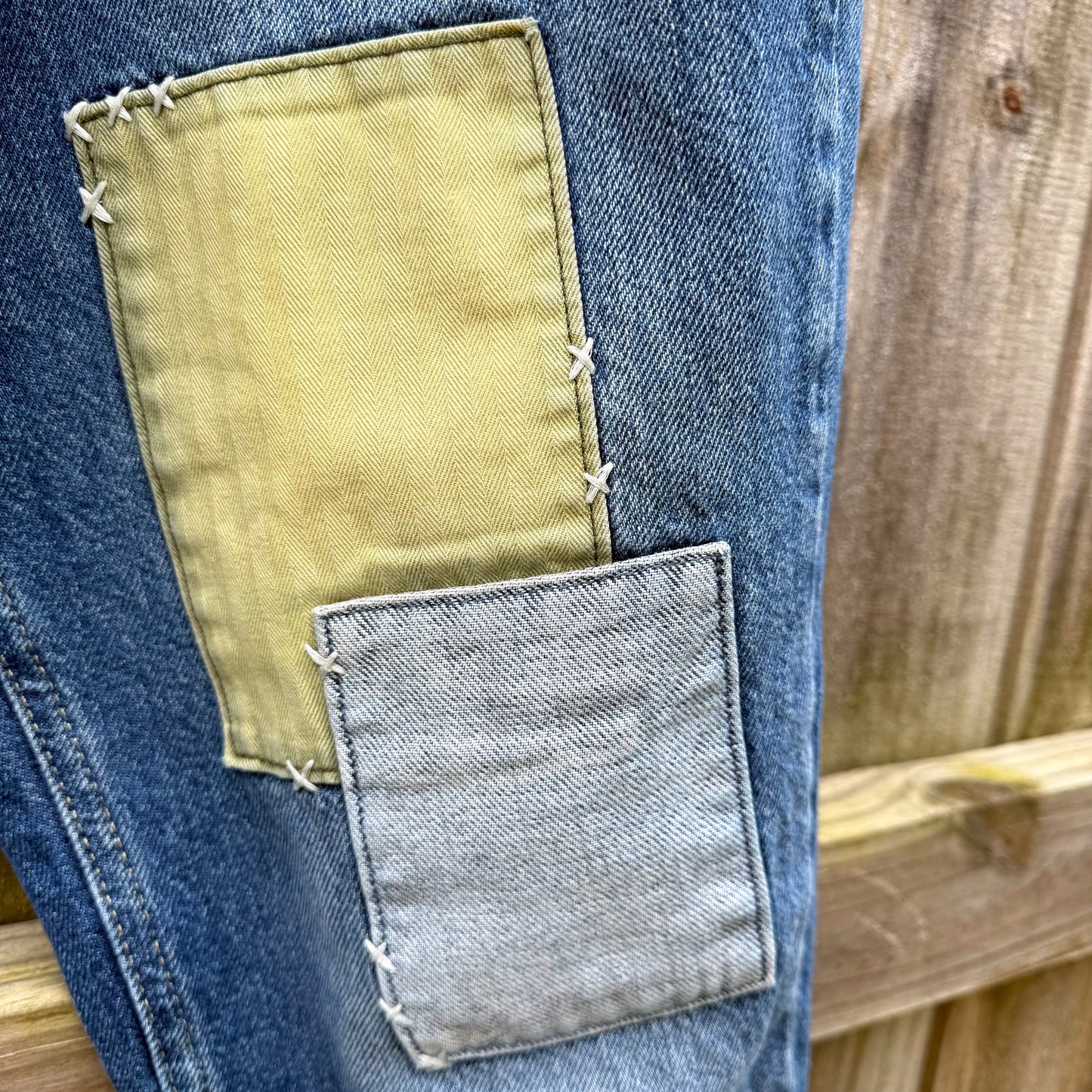 Lee Vintage Modern Patchwork Jeans