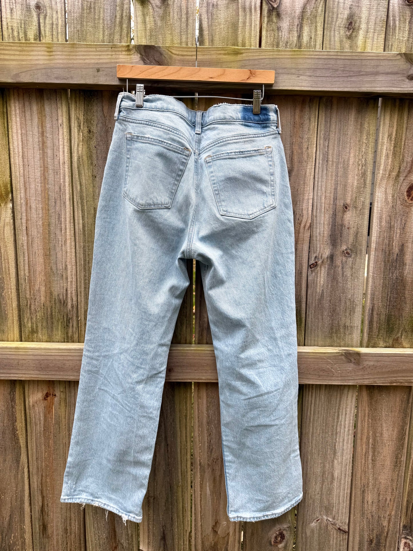 Abercrombie “The Baggy” Low Rise Distressed Jeans Slouchy