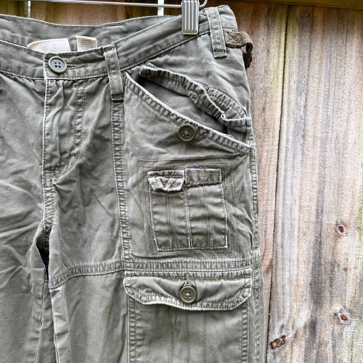 Y2K Cargo Pants Olive Army Green 27 / 4