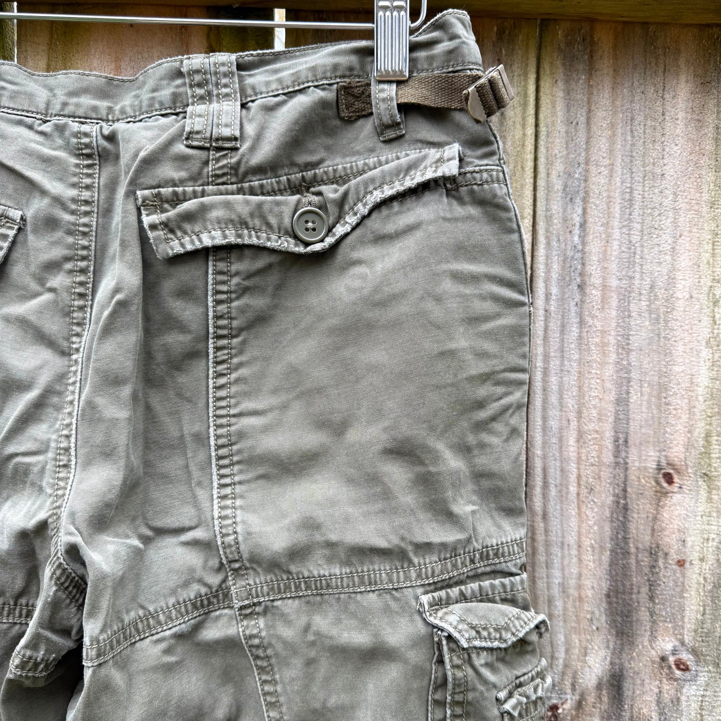 Y2K Cargo Pants Olive Army Green 27 / 4