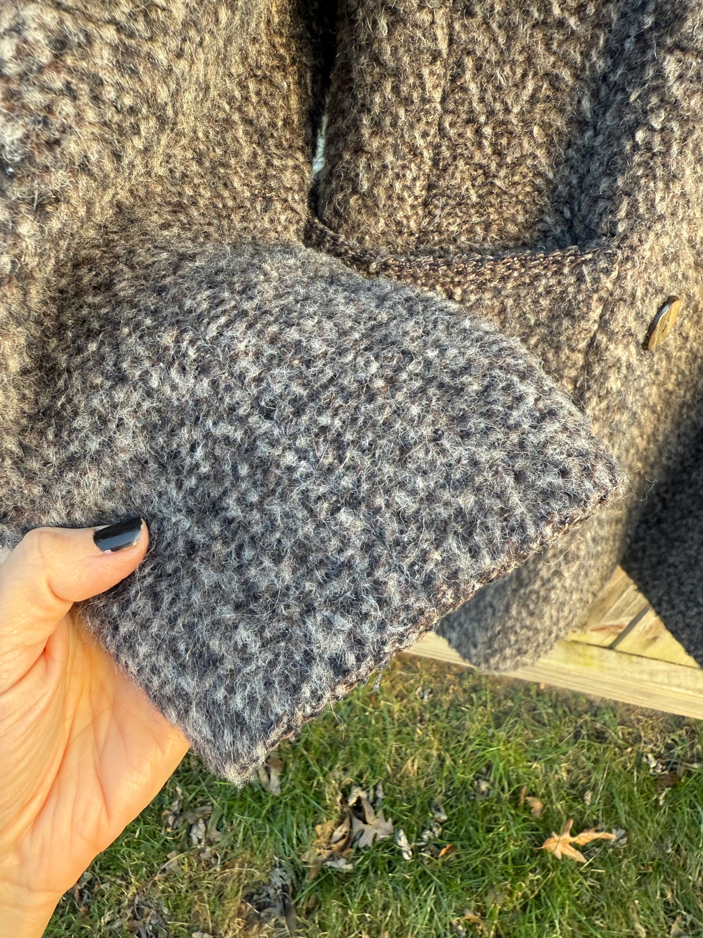 Vintage Jaeger Wool Blend Double-Breasted Jacket