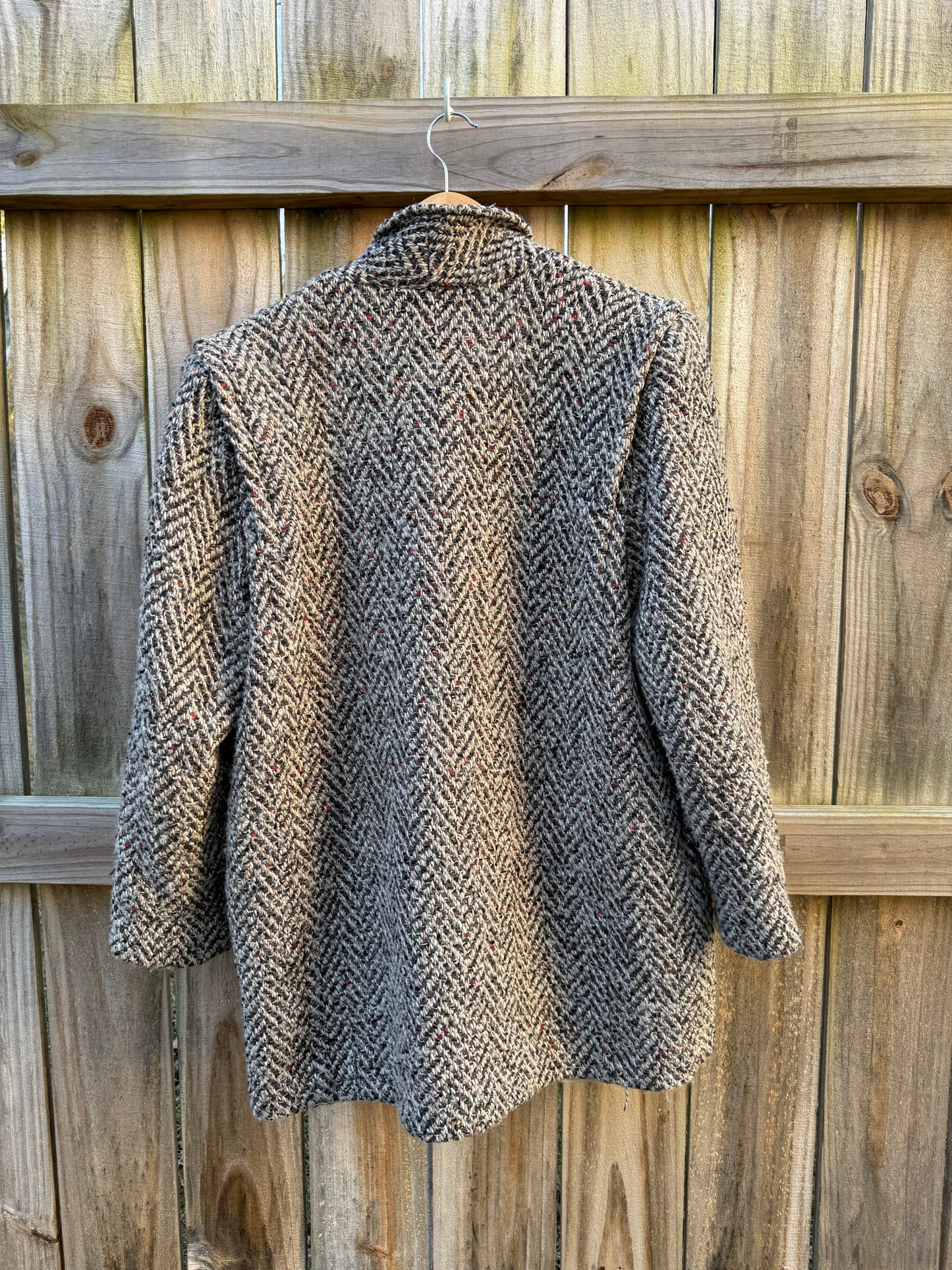 Vintage NYC Tweed Double-Breasted Jacket