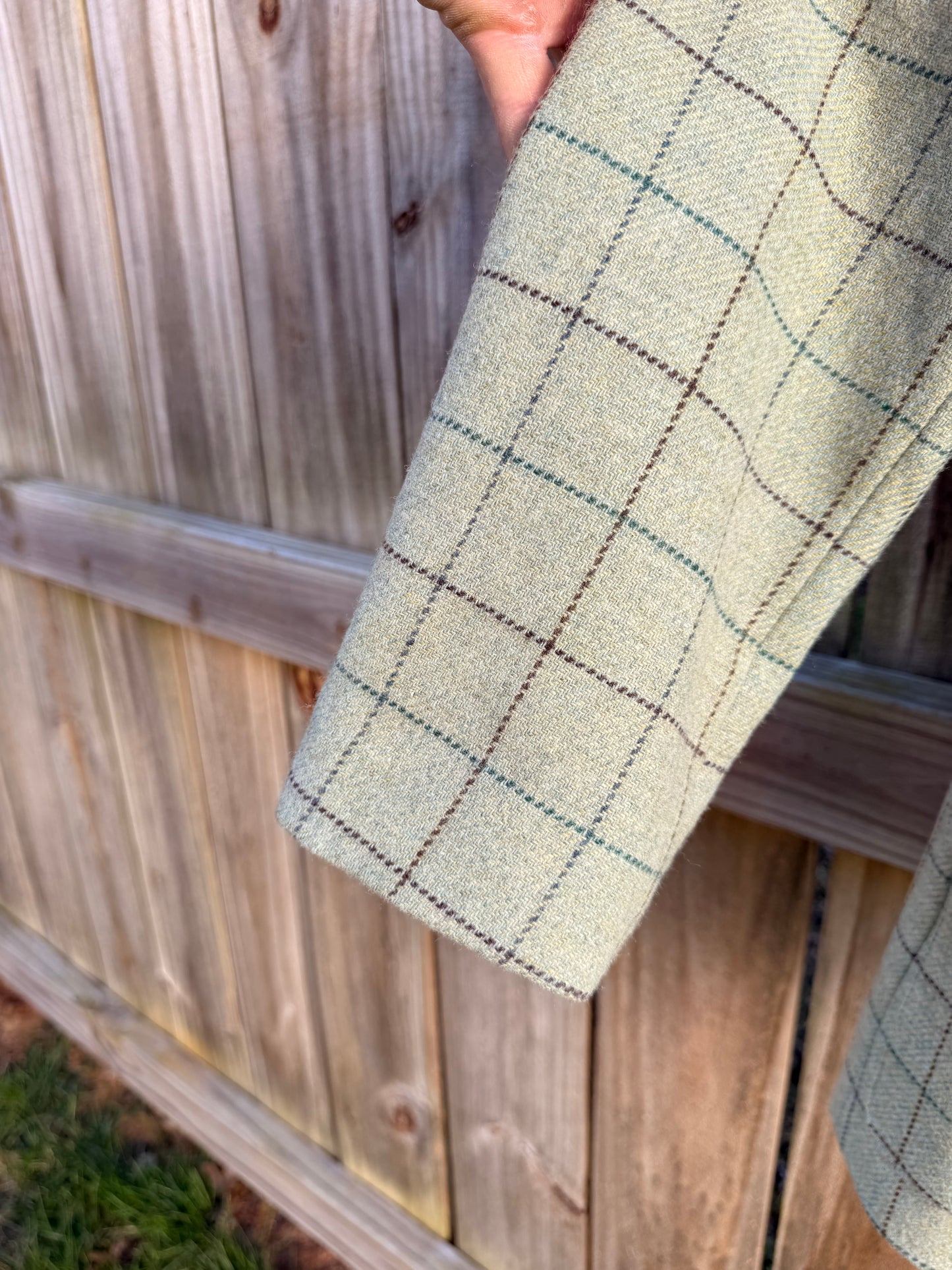 Lauren Ralph Lauren Wool Windowpane Blazer