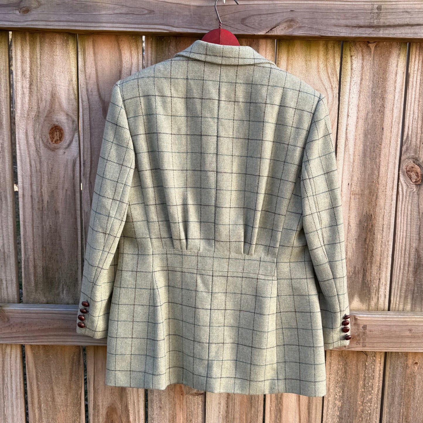 Lauren Ralph Lauren Wool Windowpane Blazer