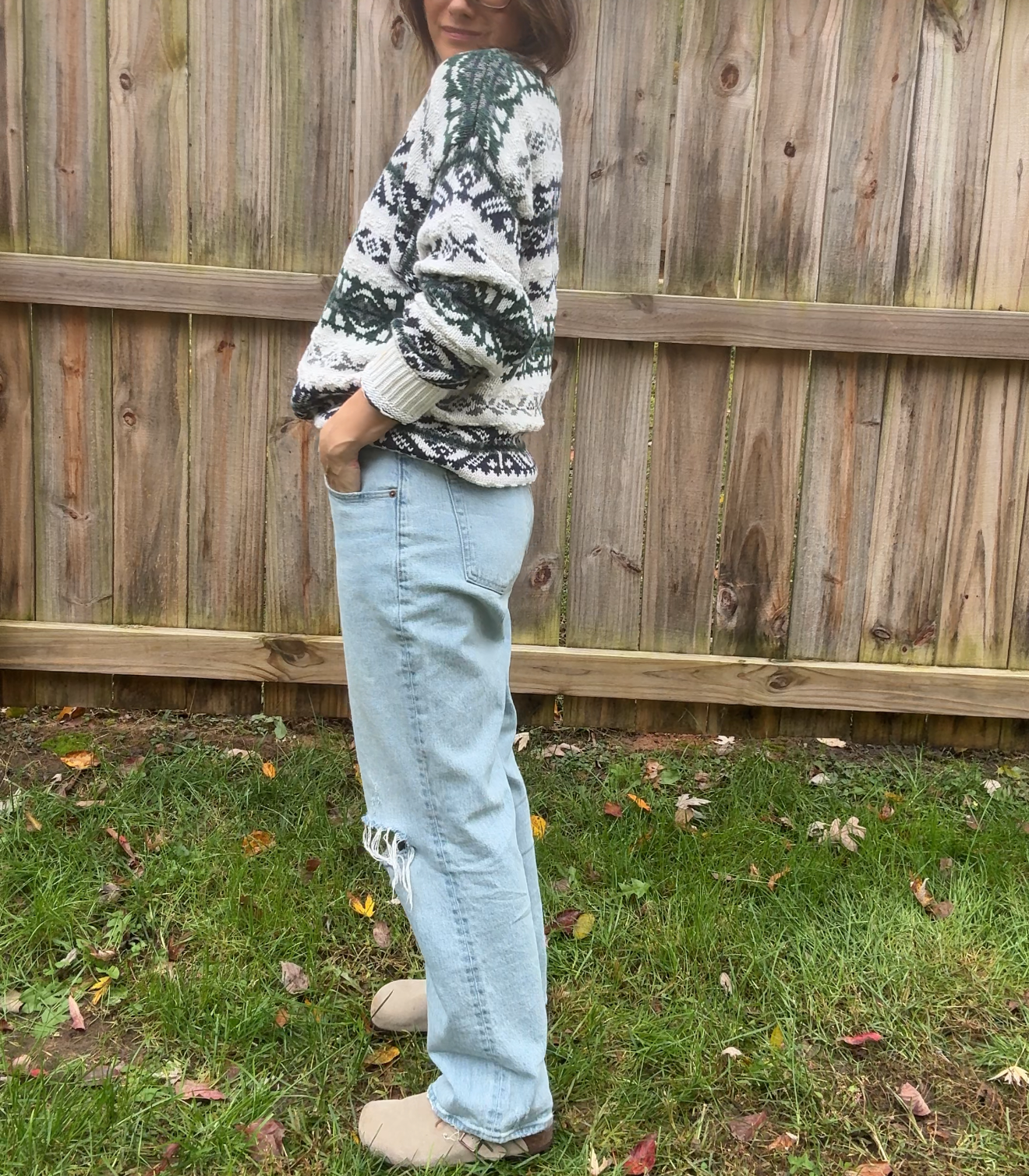 Vintage 90s GAP Fair Isle Boyfriend Sweater