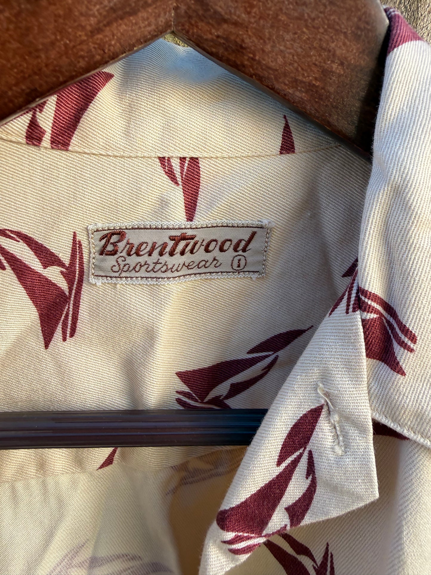 Brentwood Sailboat Print Button Down