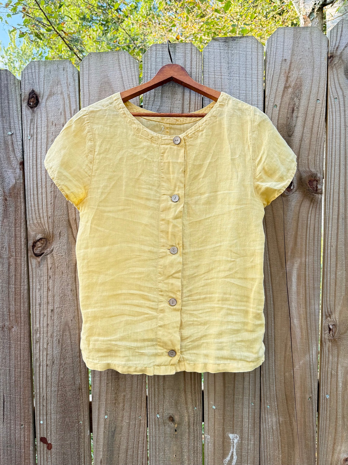 Golden Hour Linen Top