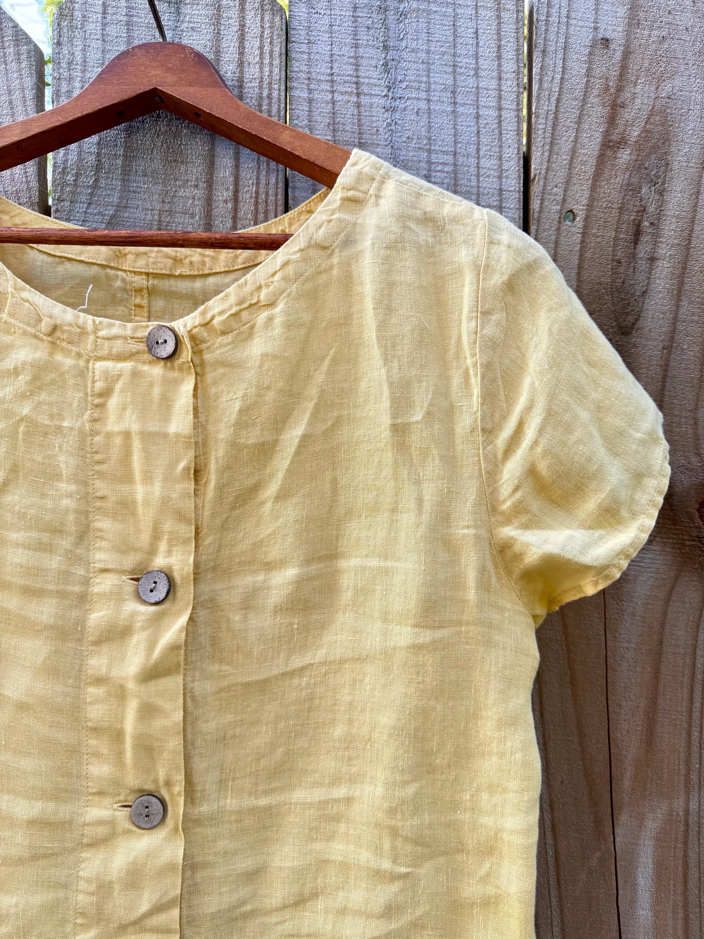 Golden Hour Linen Top