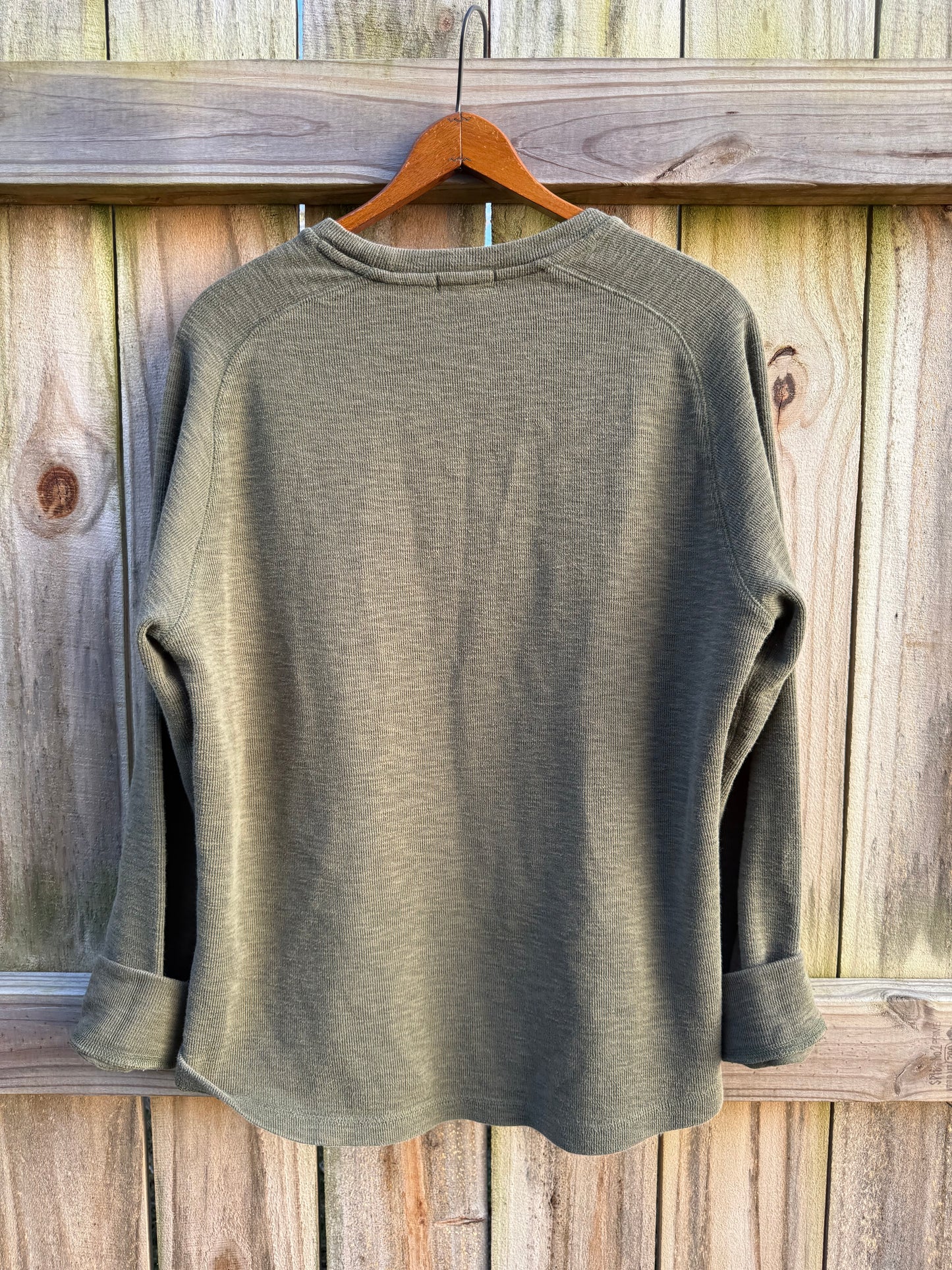 Banana Republic Olive Crewneck Knit Pullover