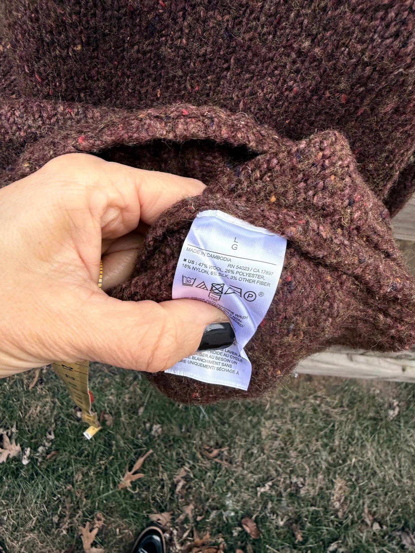 Vintage Banana Republic Donegal Wool Crewneck Sweater