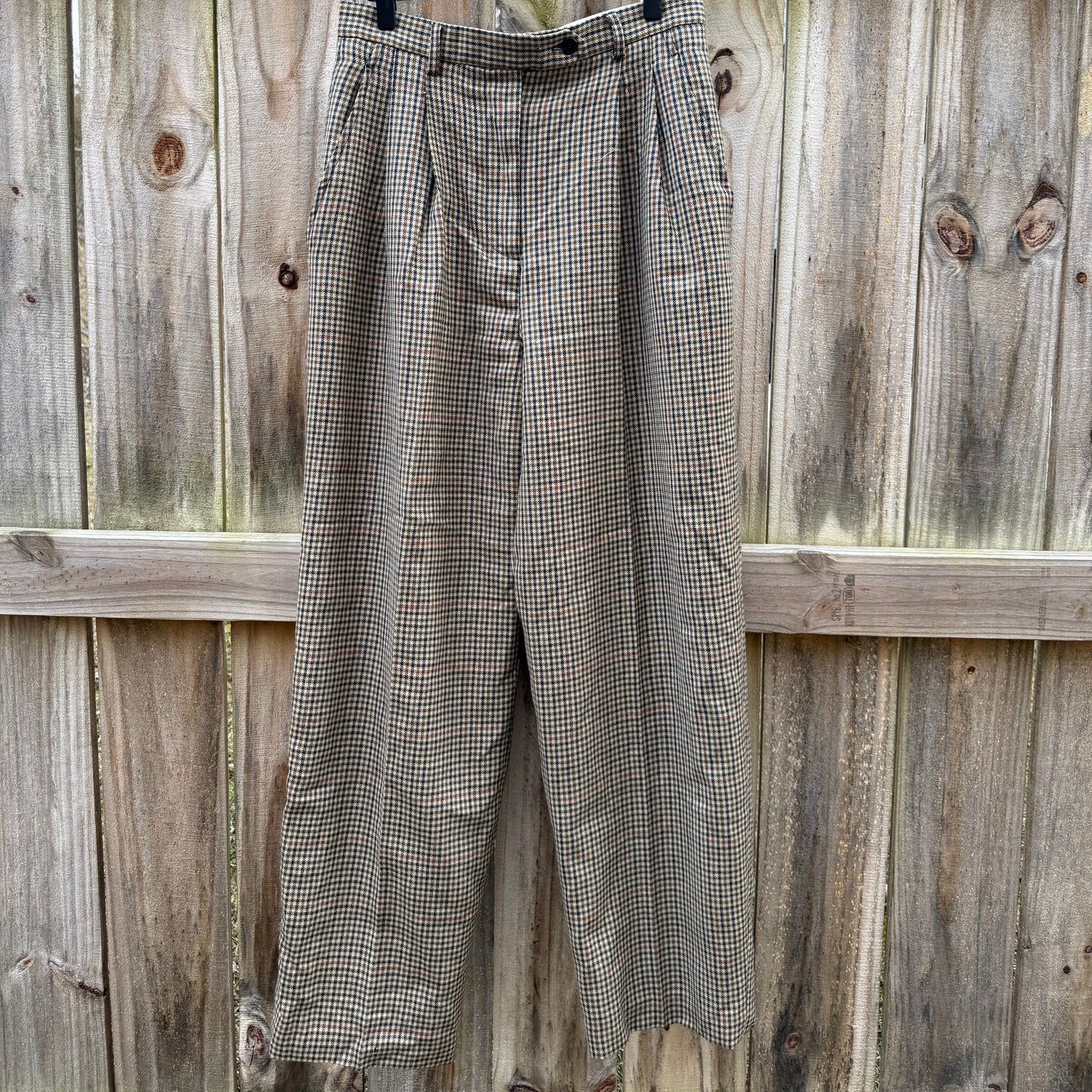 Vintage Rafaella Wool Check Trousers