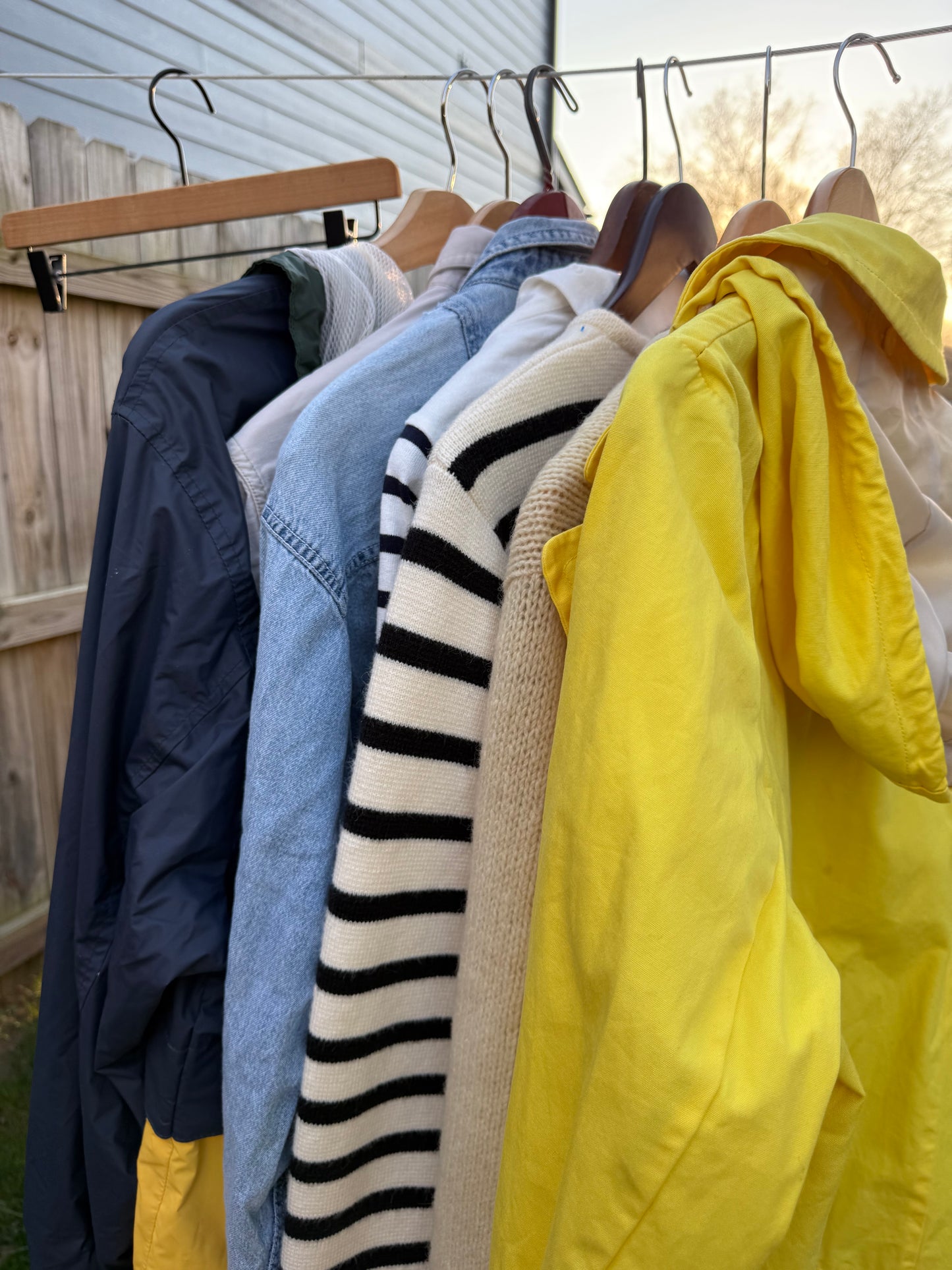 Vintage Yellow Raincoat / Hooded Fisherman Slicker Jacket