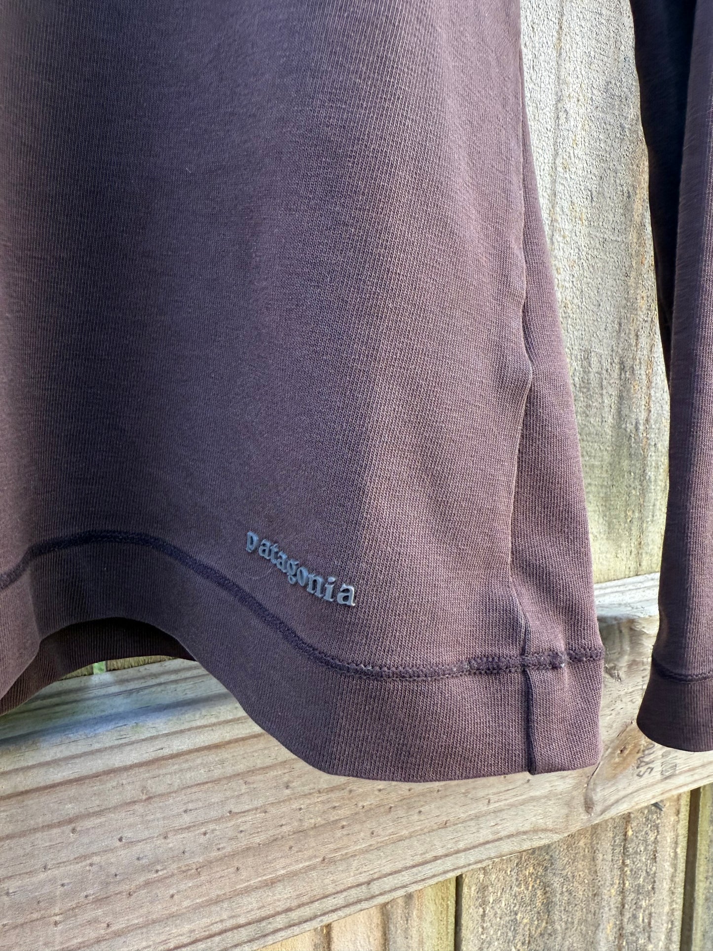 Patagonia Long Sleeve Organic Cotton Tee – Espresso Brown
