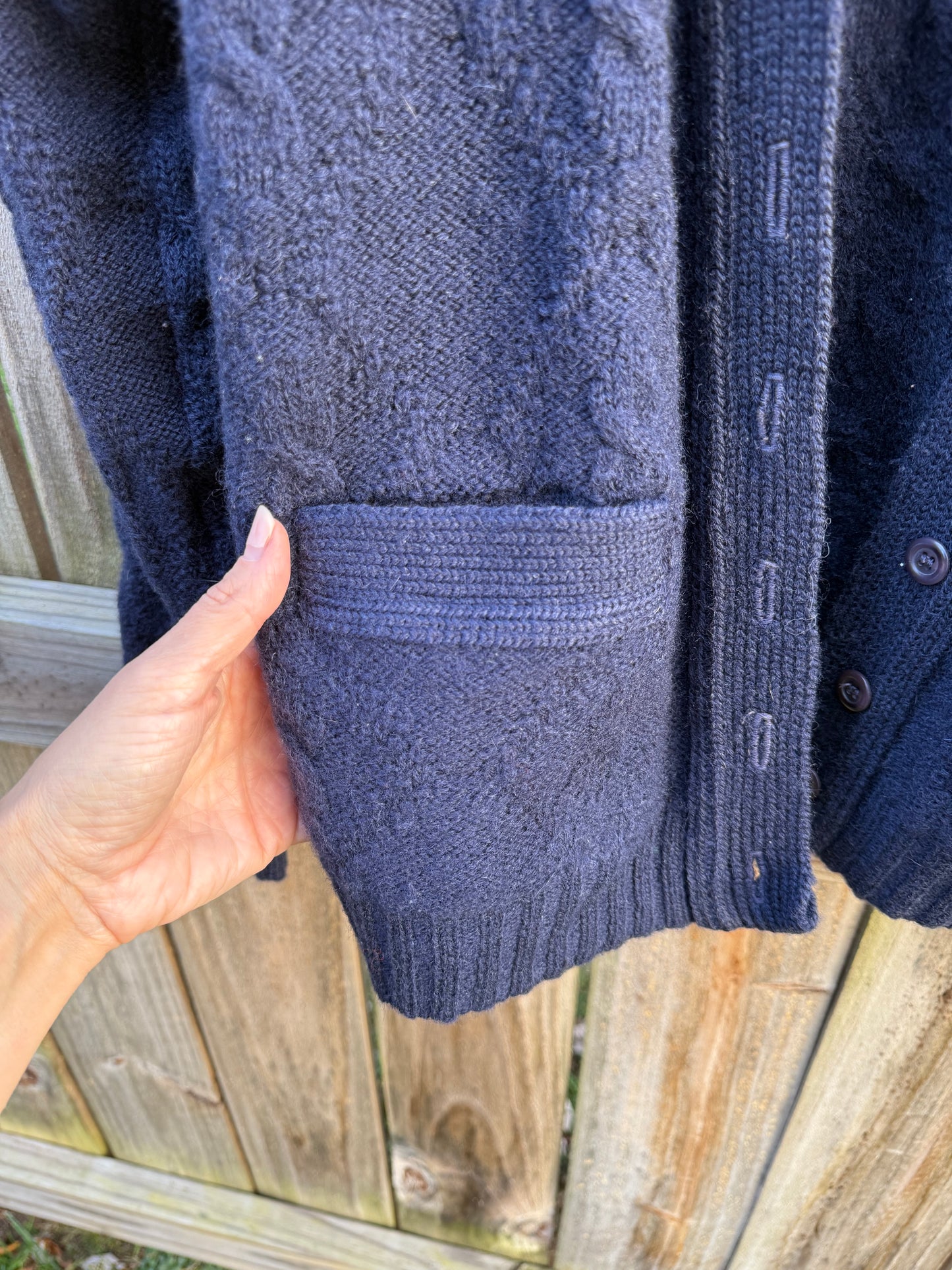 Vintage Pendleton Virgin Wool Knit Cardigan – Made in USA