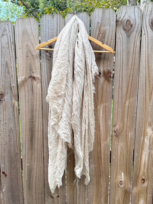 Chan Luu Cashmere + Silk Scarf (Stone)