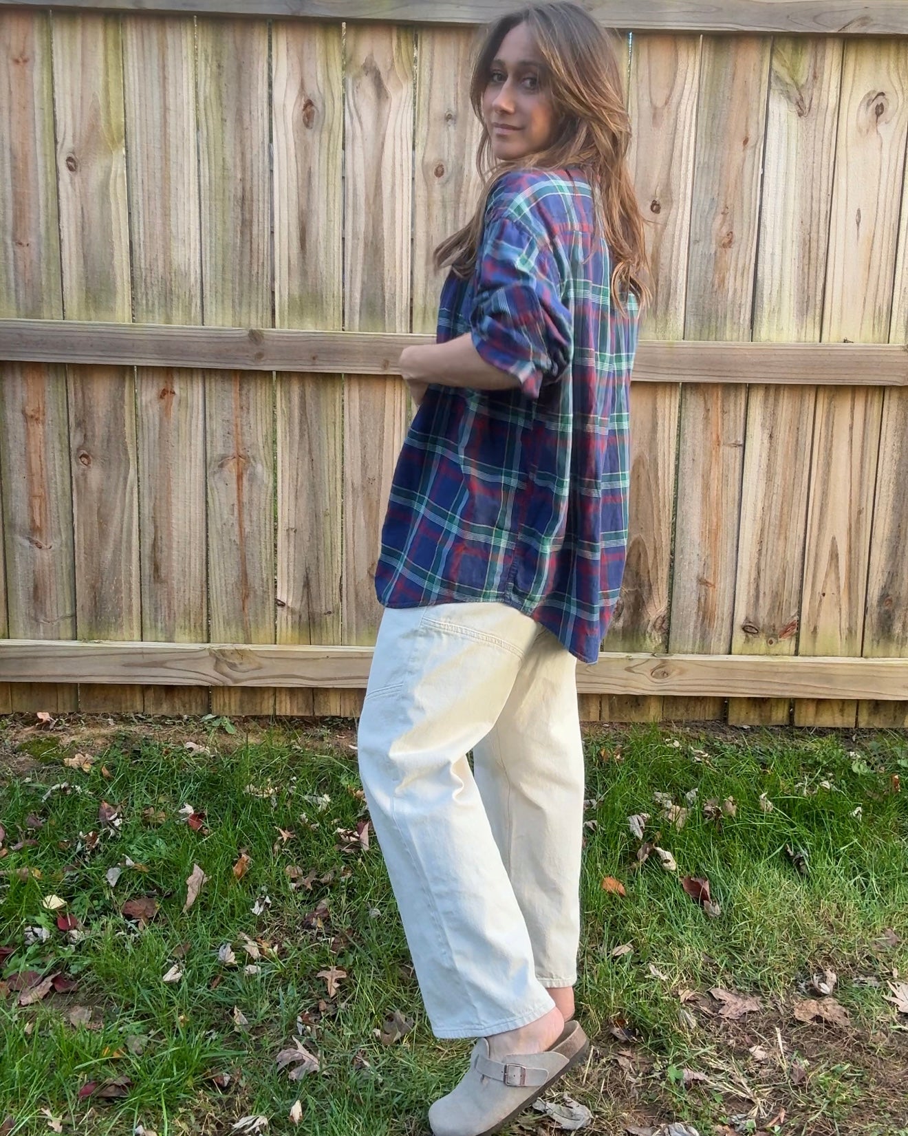Vintage 90s Pendleton Plaid Cotton Button-Up Shirt