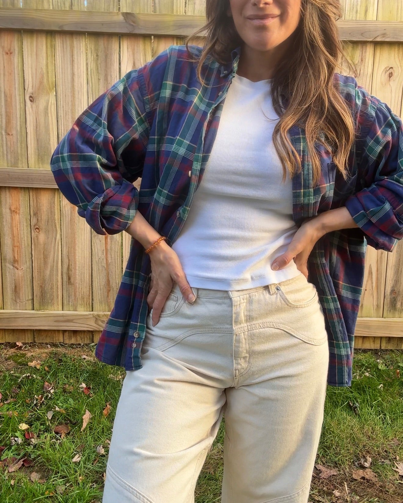 Vintage 90s Pendleton Plaid Cotton Button-Up Shirt