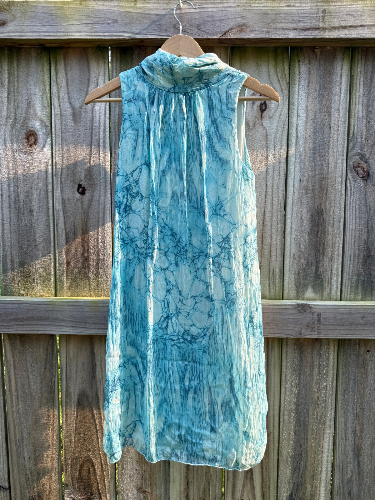 Via Signoria Italian Silk Hand-Dyed Scarf Dress