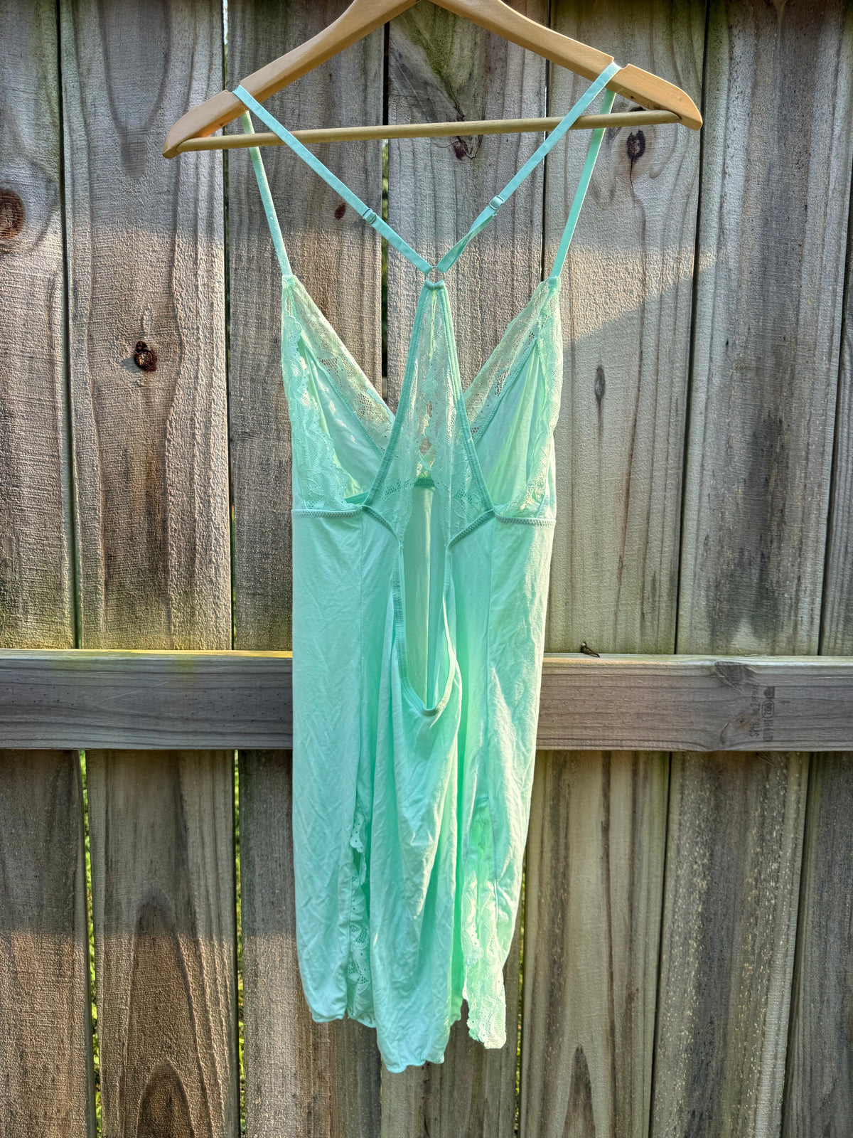Mint Lace Racerback Nightgown