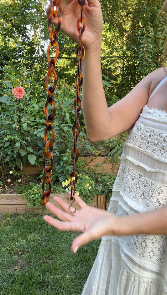 Vintage Tortoise Chain Belt
