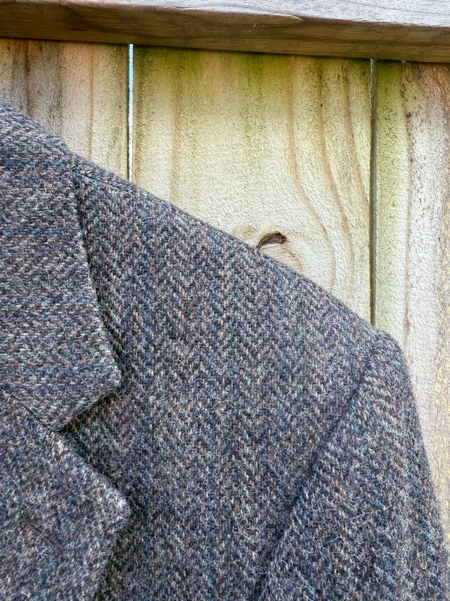 VINTAGE ANDHURST HERRINGBONE WOOL BLAZER