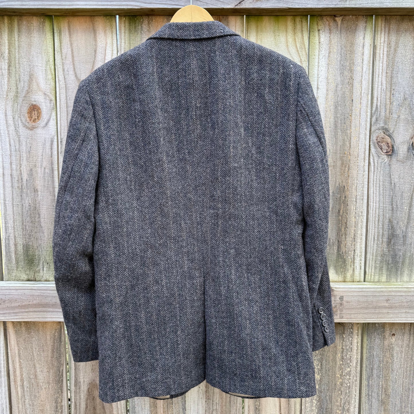 VINTAGE ANDHURST HERRINGBONE WOOL BLAZER