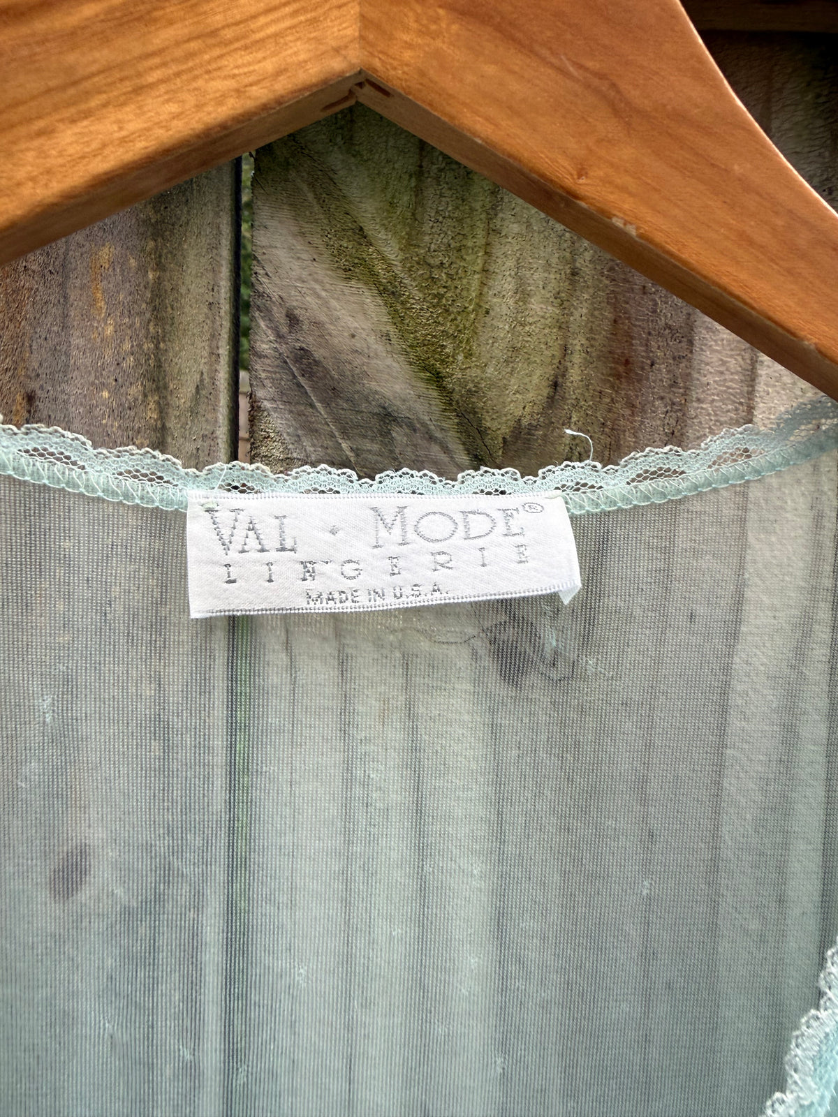 Vintage Sea Glass Sheer House Robe