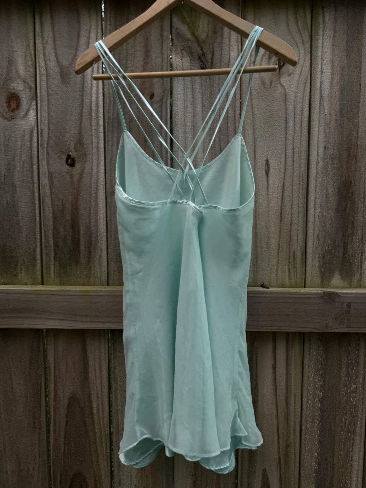 Natori Sea Glass Embroidered Slip Dress