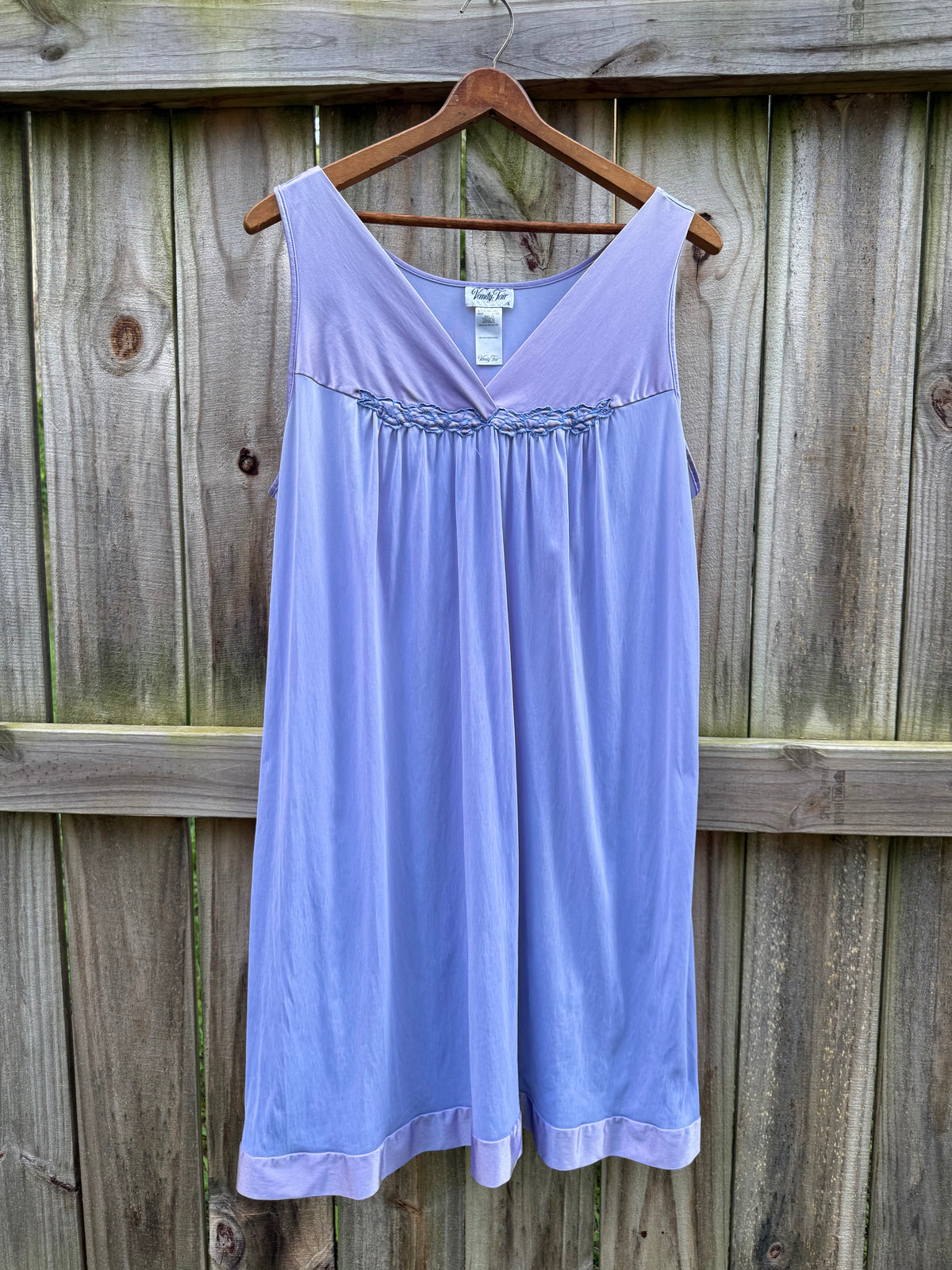 Vintage Vanity Fair Lilac Lounge Dress Nightgown