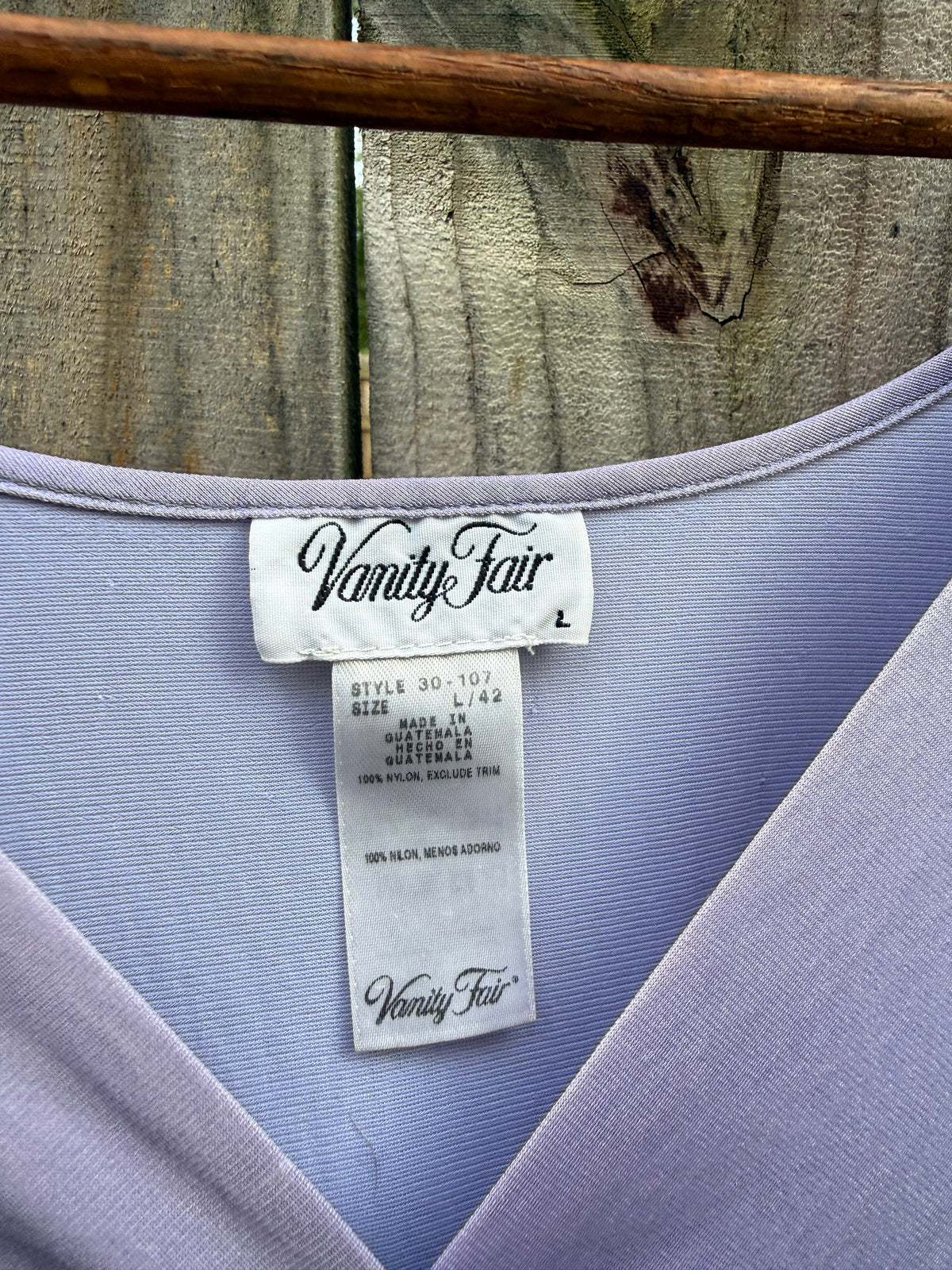Vintage Vanity Fair Lilac Lounge Dress Nightgown