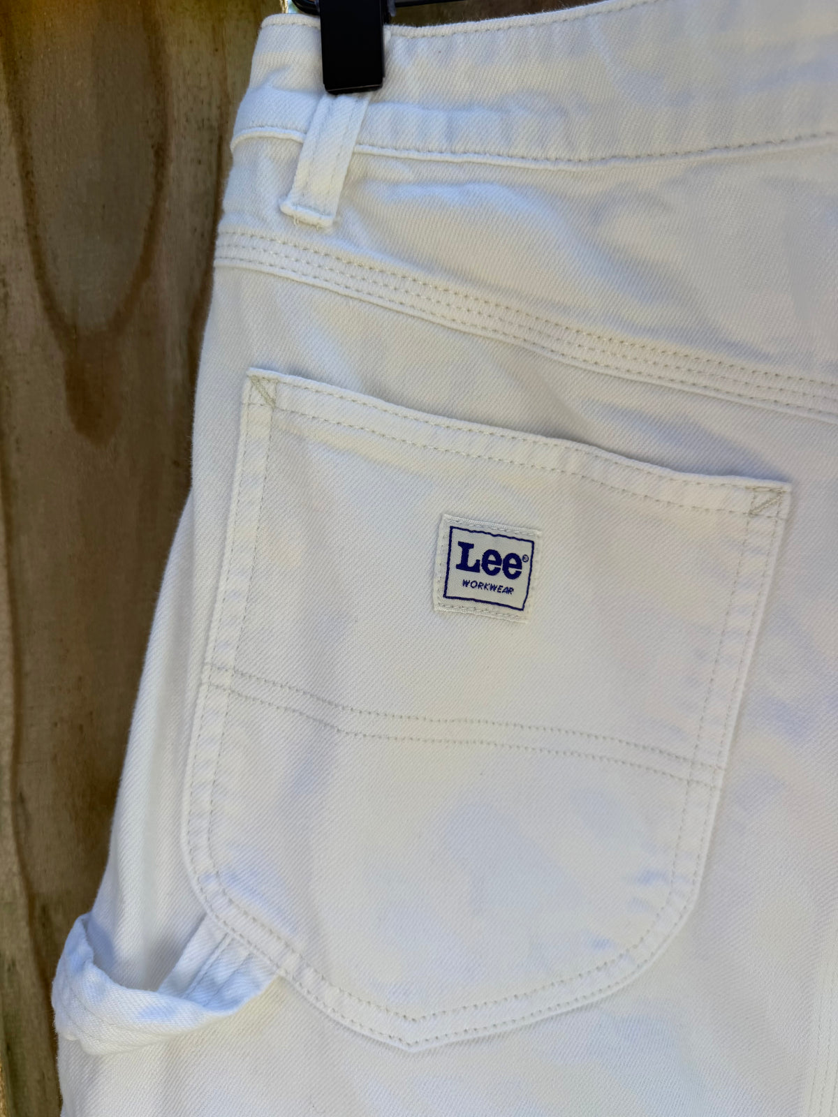 Lee Workwear Sample White Carpenter Mini Skirt