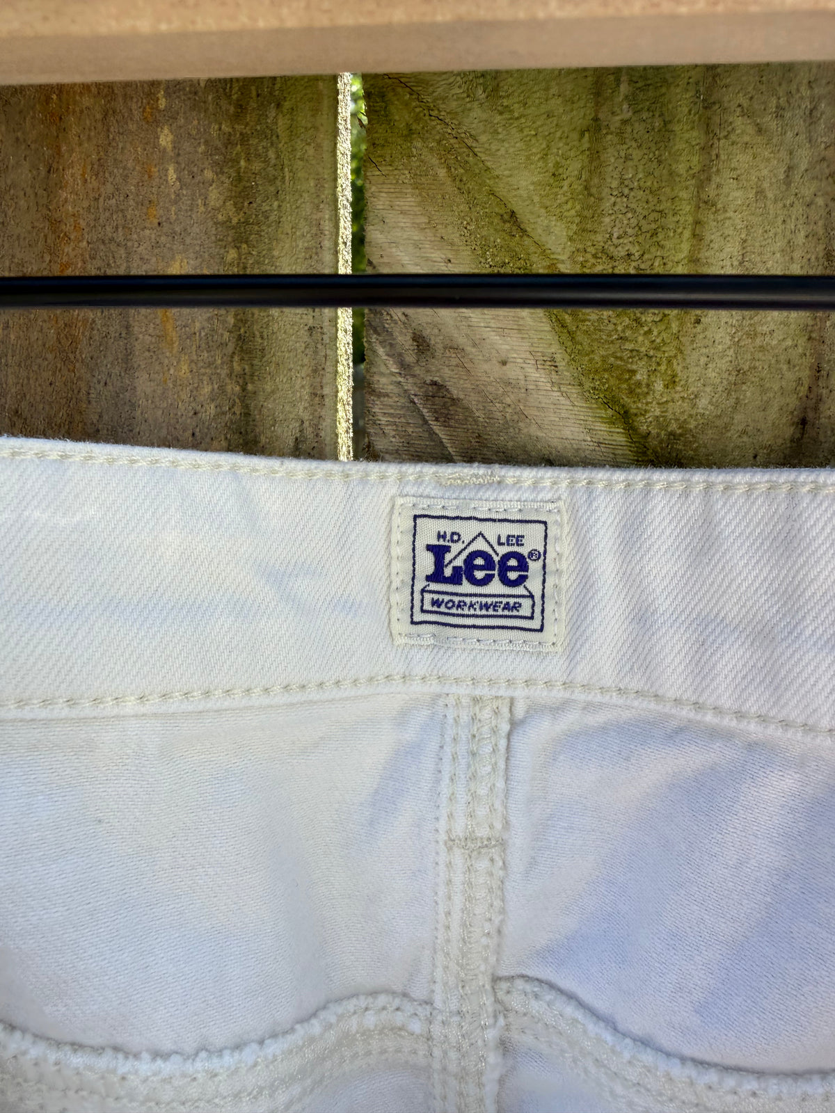 Lee Workwear Sample White Carpenter Mini Skirt