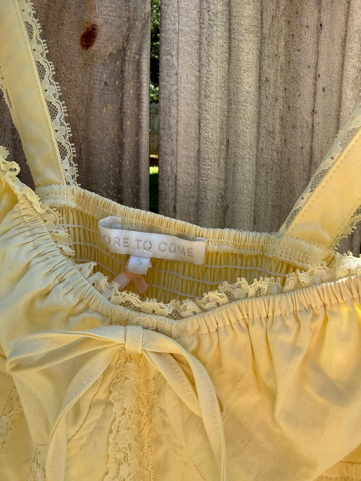 More To Come Butter Yellow Corset Mini Dress