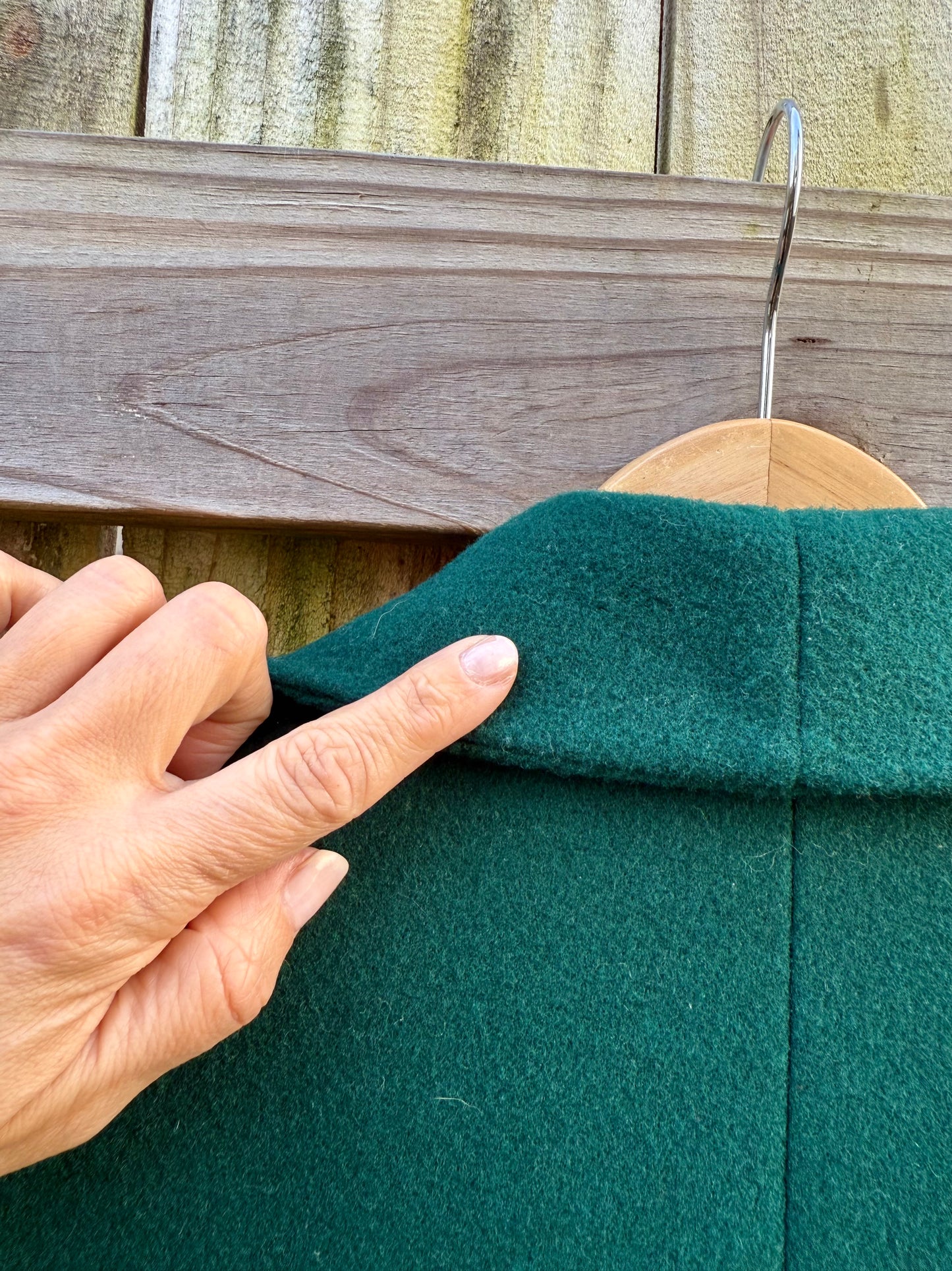 Vintage Emerald Green Wool Coat – Donnybrook (Made in Ukraine)
