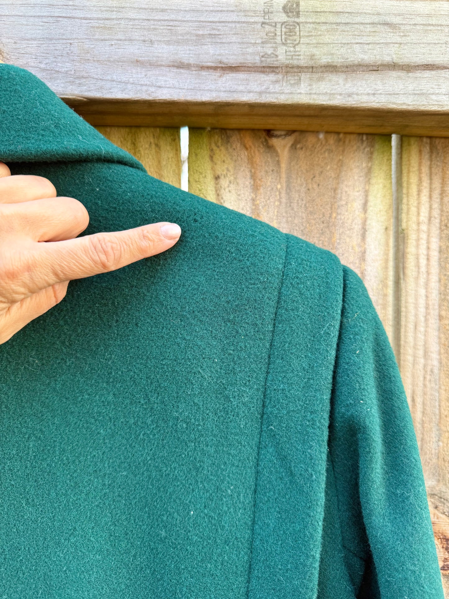 Vintage Emerald Green Wool Coat – Donnybrook (Made in Ukraine)