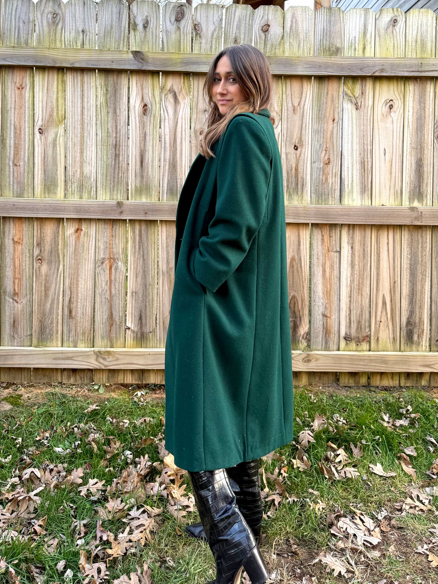 Vintage Emerald Green Wool Coat – Donnybrook (Made in Ukraine)