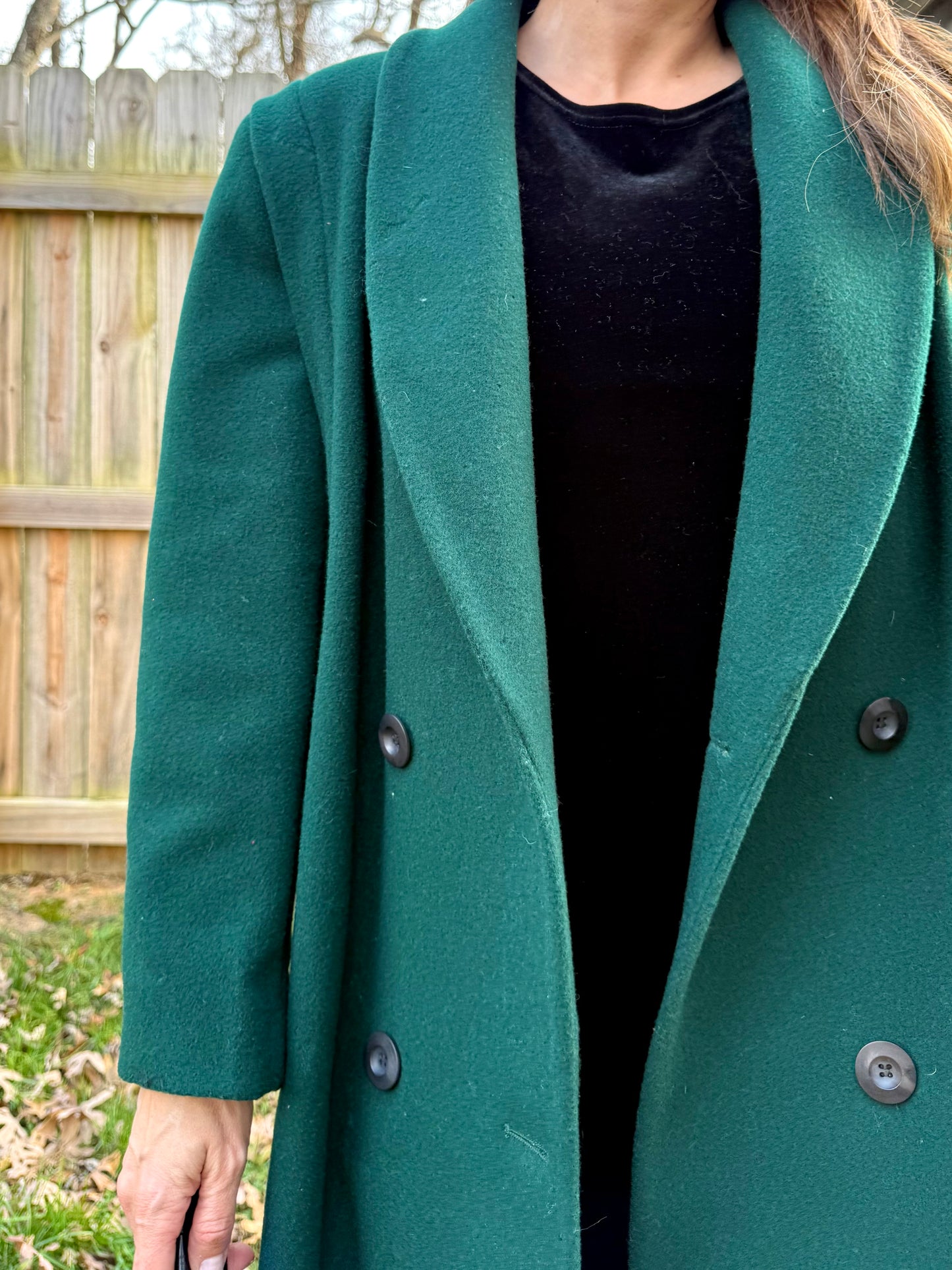 Vintage Emerald Green Wool Coat – Donnybrook (Made in Ukraine)