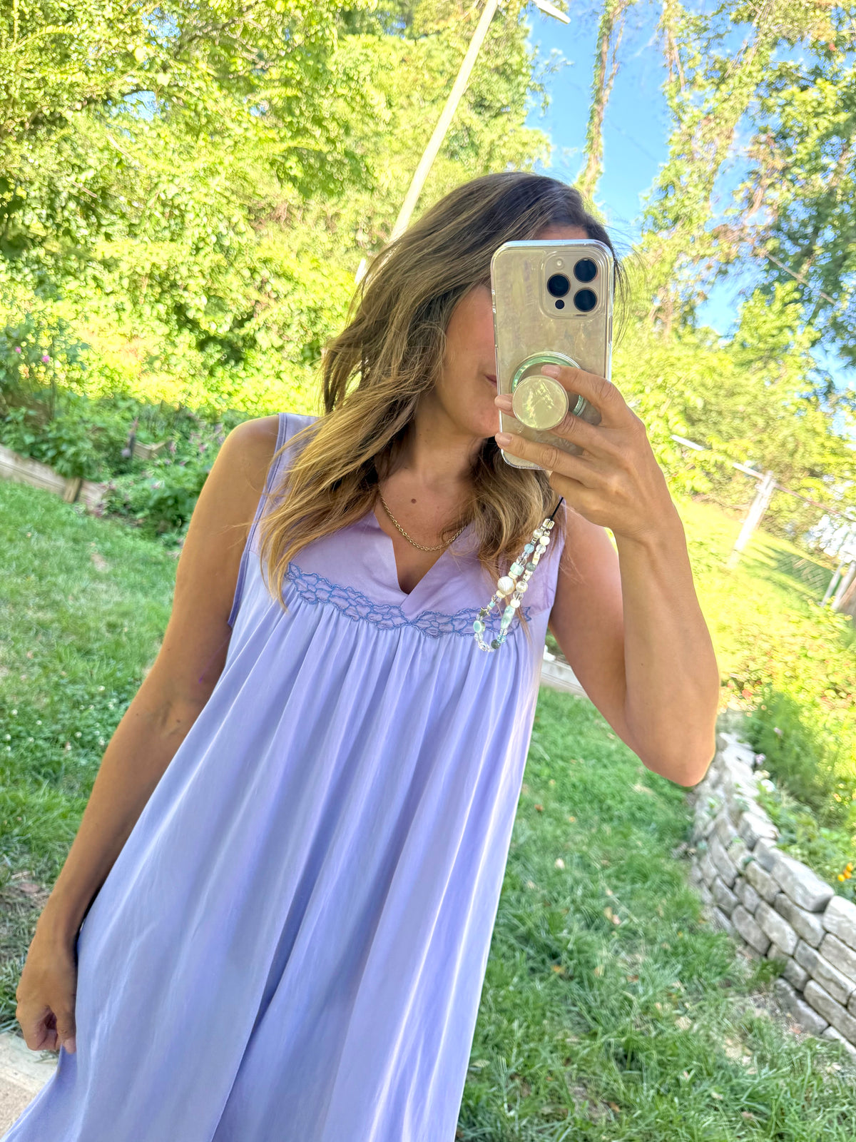 Vintage Vanity Fair Lilac Lounge Dress Nightgown