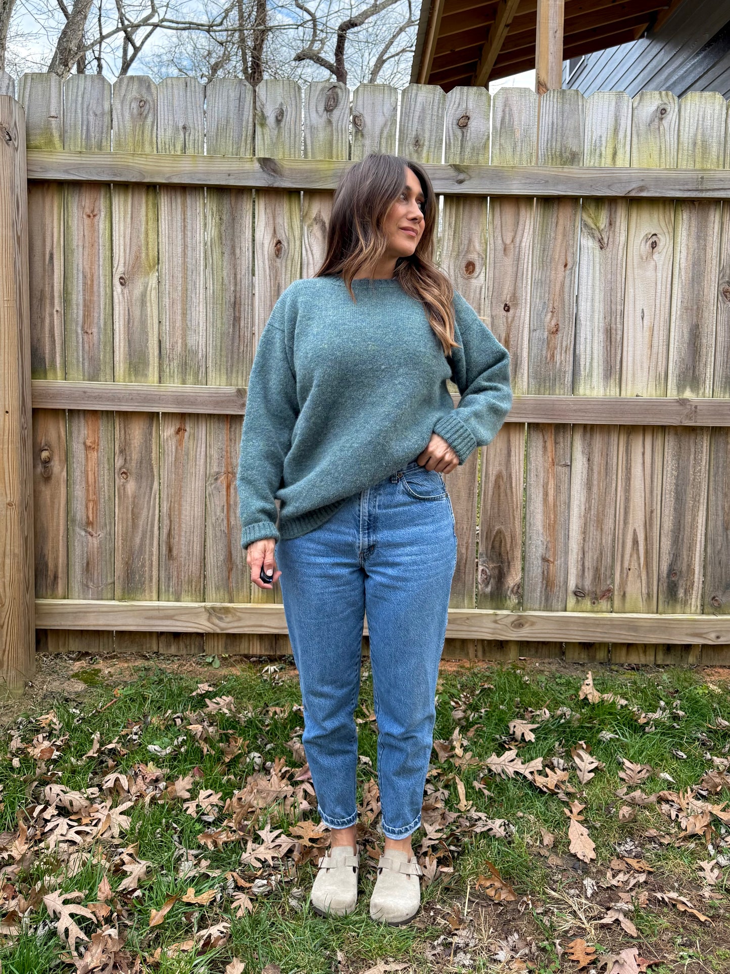 BEN SILVER SHETLAND WOOL SWEATER — Made in Scotland