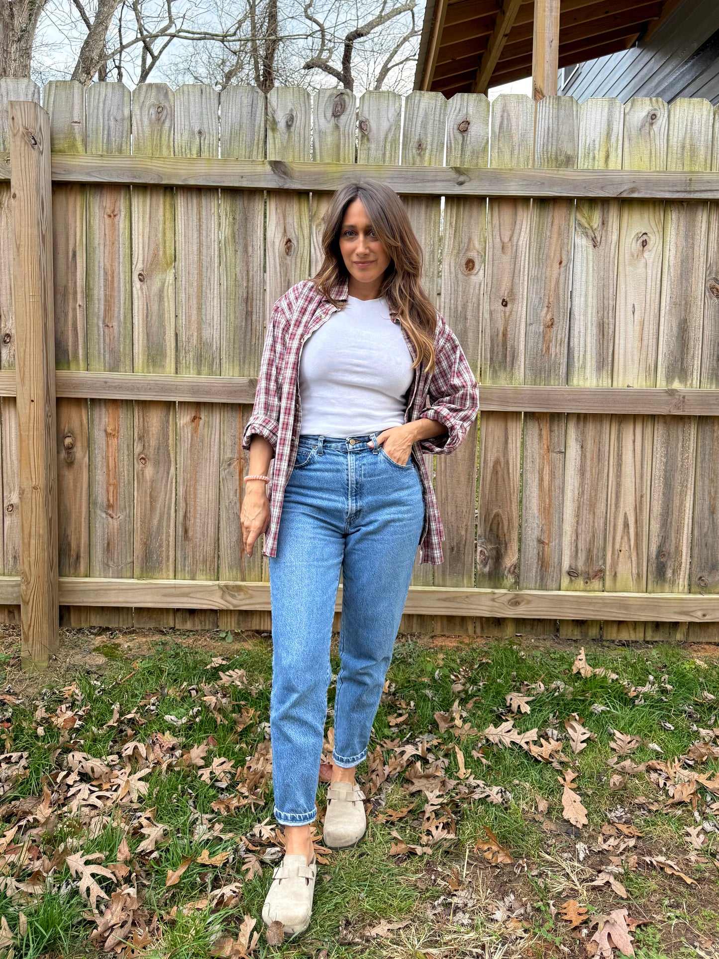 Vintage L.L.Bean Red Plaid Button-Down (Men’s L, Hong Kong Era)