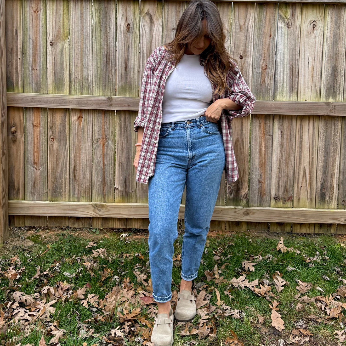 Vintage L.L.Bean Red Plaid Button-Down (Men’s L, Hong Kong Era)