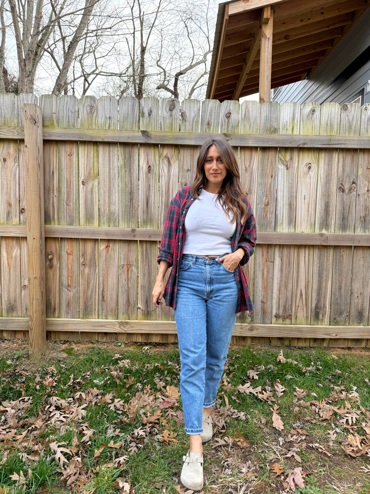 Vintage Made-in-USA Tartan Button-Down (Oversized Fit)