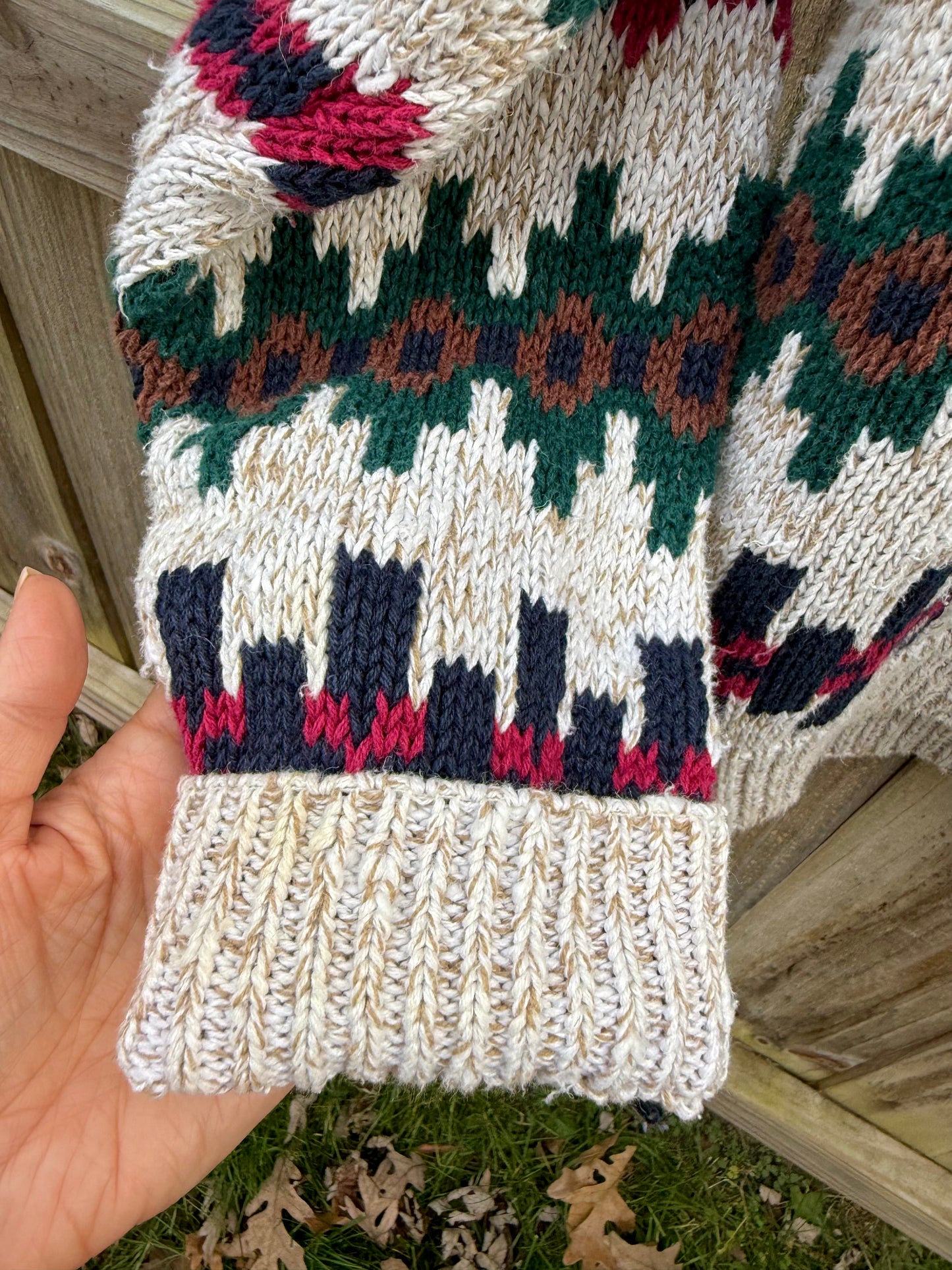 Vintage Gulf Traders Winter Sweater (L, shown on a size 6)