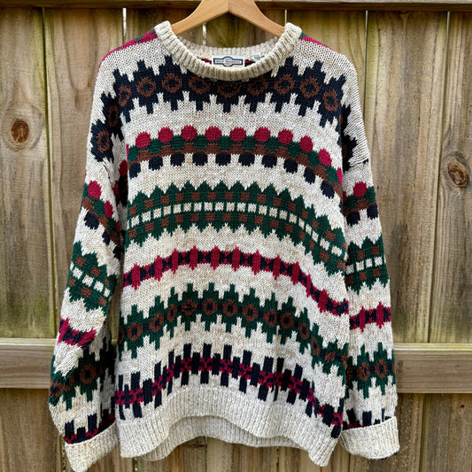 Vintage Gulf Traders Winter Sweater (L, shown on a size 6)