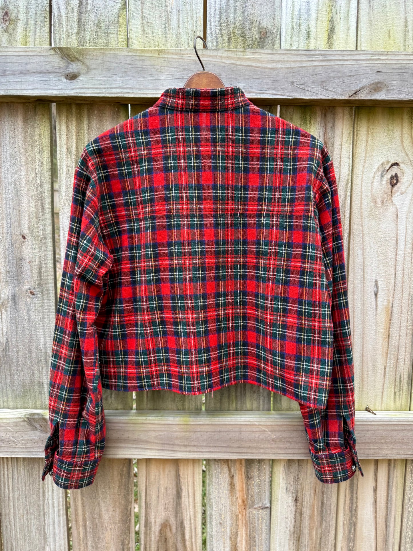 Reworked Vintage Tartan Wool Top — Sunday Honey Original