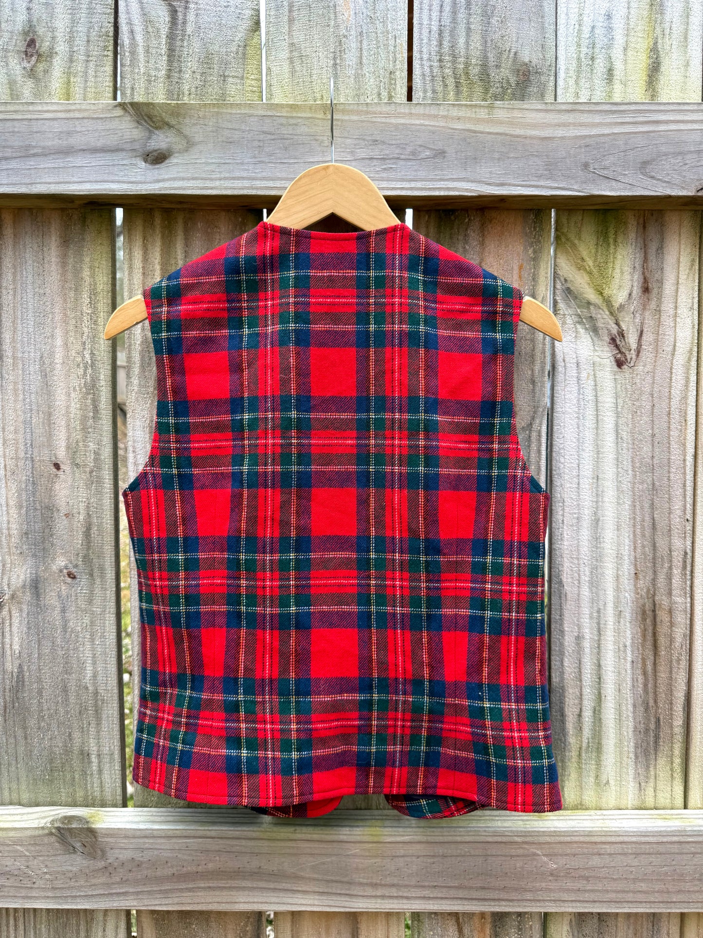Vintage Pendleton Tartan Wool Vest
