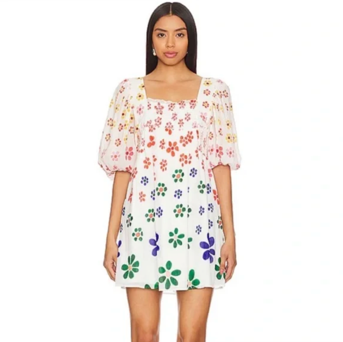 Rainbow Bloom Mini Dress – Jen’s Pirate Booty
