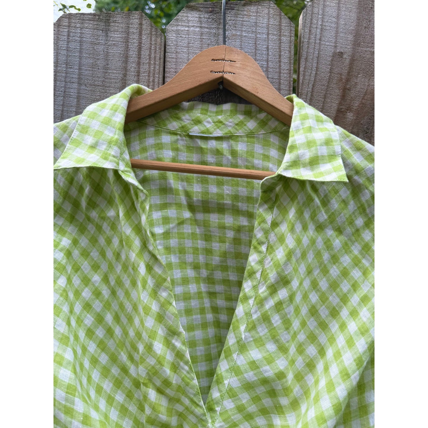 Sunday Honey Original Linen Gingham Top