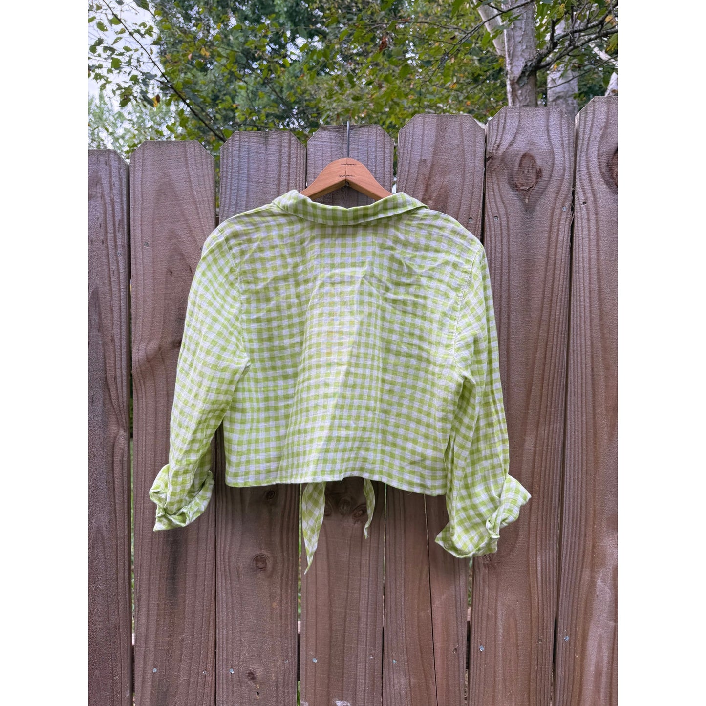 Sunday Honey Original Linen Gingham Top